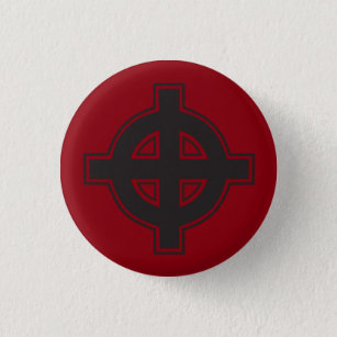 Badge Rond 2,50 Cm Croix païenne