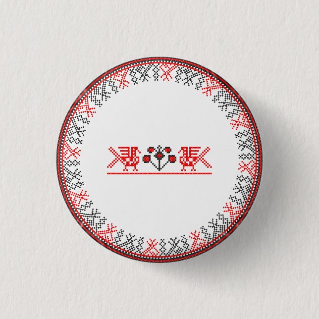 Badge Rond 2,50 Cm Cross-stitch (Devant)