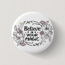 Croyez en votre magie - Inspirationnel Floral