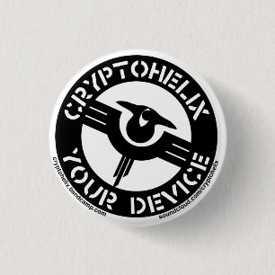 Badge Rond 2,50 Cm Cryptohelix - votre dispositif