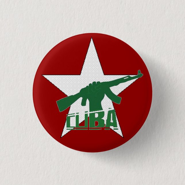 BADGE ROND 2,50 CM CUBA (Devant)