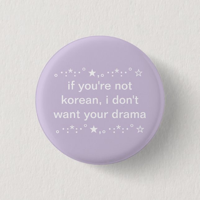 Badge Rond 2,50 Cm Cuisine Ado esthétique Kpop & Kdrama (Devant)