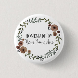 Badge Rond 2,50 Cm Cuisine maison Gâteau Vintage artisanat Fer