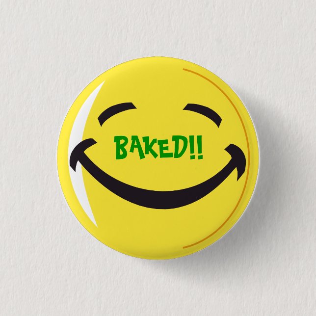 Badge Rond 2,50 Cm Cuit au four (Devant)
