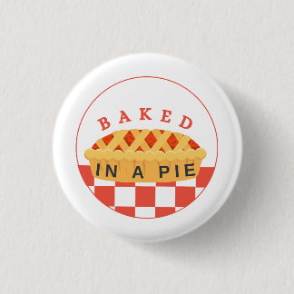 Badge Rond 2,50 Cm Cuit dans une épingle à tarte collective