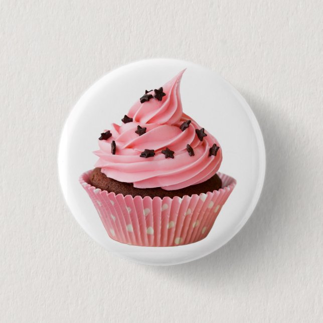 Badge Rond 2,50 Cm Cupcake (Devant)