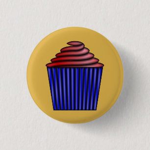 Badge Rond 2,50 Cm Cupcake par Kenneth Yoncich