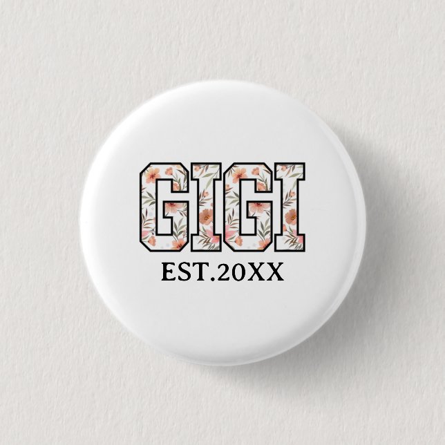 BADGE ROND 2,50 CM CUSTOM GIGI (Devant)