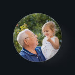 Badge Rond 2,50 Cm Custom Personalized Photo<br><div class="desc">Custom Personalized Photo button</div>