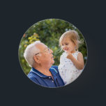 Badge Rond 2,50 Cm Custom Personalized Photo<br><div class="desc">Custom Personalized Photo button</div>