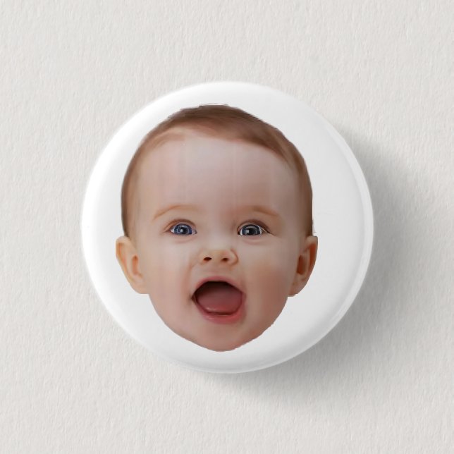 Badge Rond 2,50 Cm Custom Photo, Custom Photo Face (Devant)