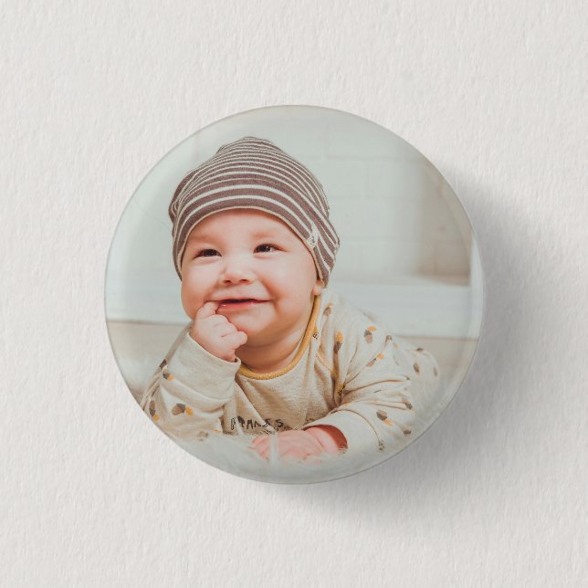 Badge Rond 2,50 Cm Custom Photo Personalized Photo (Devant)