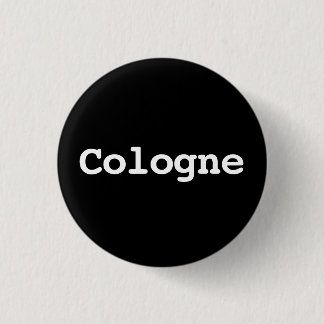Badge Rond 2,50 Cm Customisable Cologne Typography