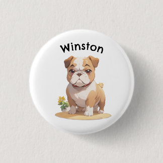 Badge Rond 2,50 Cm Customisez votre Canine Companion : Style Anime