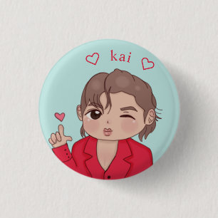 Badge Rond 2,50 Cm Cute Ado Kpop Exo Kai