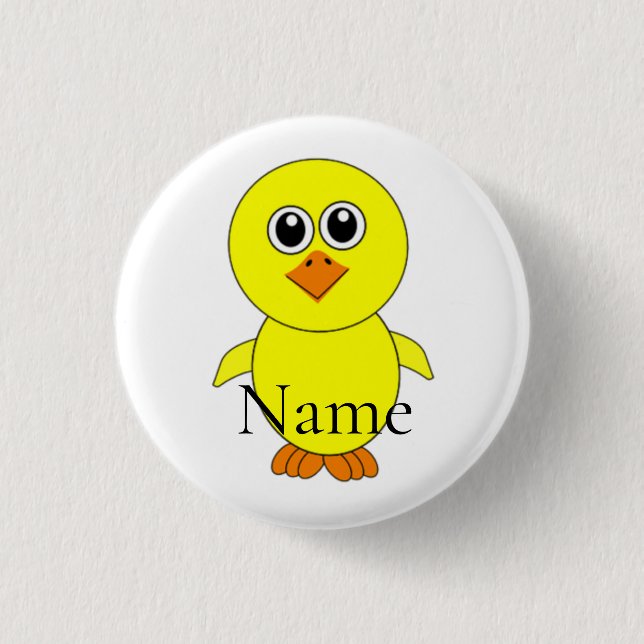 Badge Rond 2,50 Cm Cute Chick Thunder_Cove (Devant)