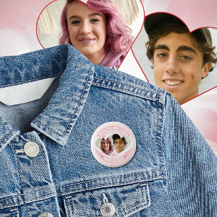 Badge Rond 2,50 Cm Cute Custom Valentines Photo