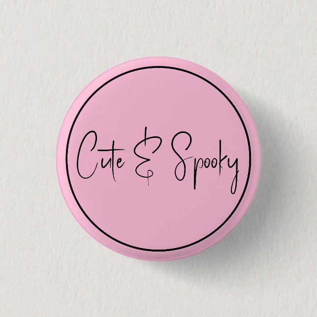 Badge Rond 2,50 Cm Cute et Éffrayante Pastel Goth (Devant)
