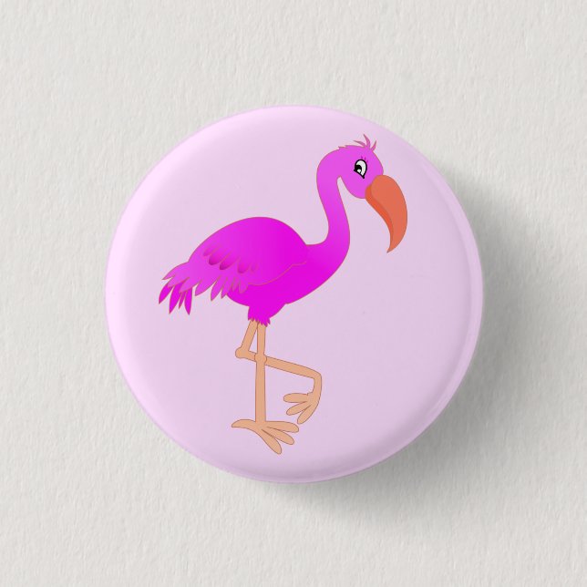 Badge Rond 2,50 Cm Cute Flamme (Devant)