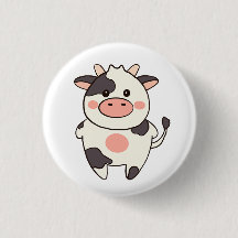 Cute Kawaii Conviviale Vache
