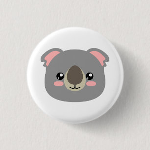 Badge Rond 2,50 Cm Cute Koala