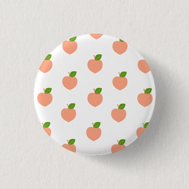 Badge Rond 2,50 Cm Cute Peachy (Devant)