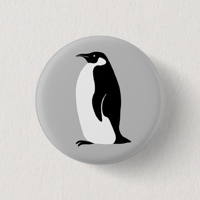 Badge Rond 2,50 Cm Cute Penguin (Devant)