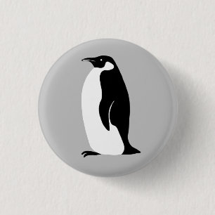 Badge Rond 2,50 Cm Cute Penguin