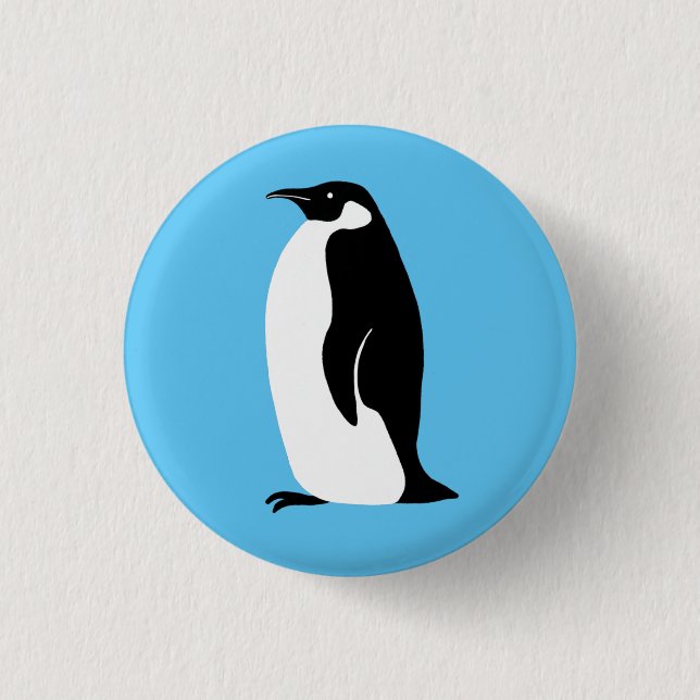 Badge Rond 2,50 Cm Cute Penguin (Devant)