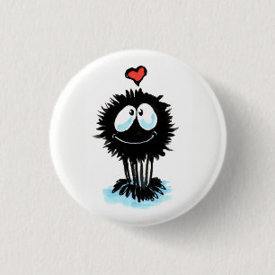 Badge Rond 2,50 Cm Cute Spider partage l'amour !