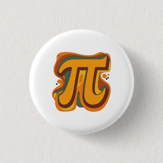 Badge Rond 2,50 Cm Cutie 3.14 Pi Day Magnet (Devant)