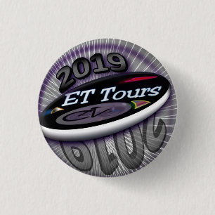 Badge Rond 2,50 Cm CycleNuts 2019 ET bouton de visite
