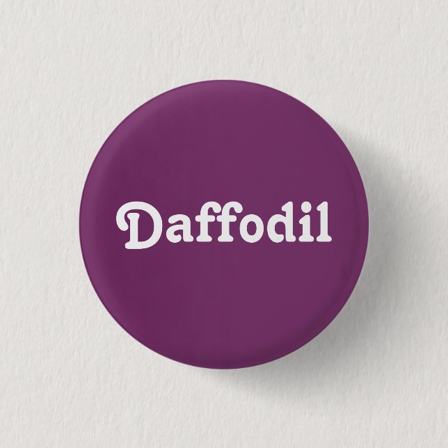 Badge Rond 2,50 Cm Daffodique du bouton (Devant)