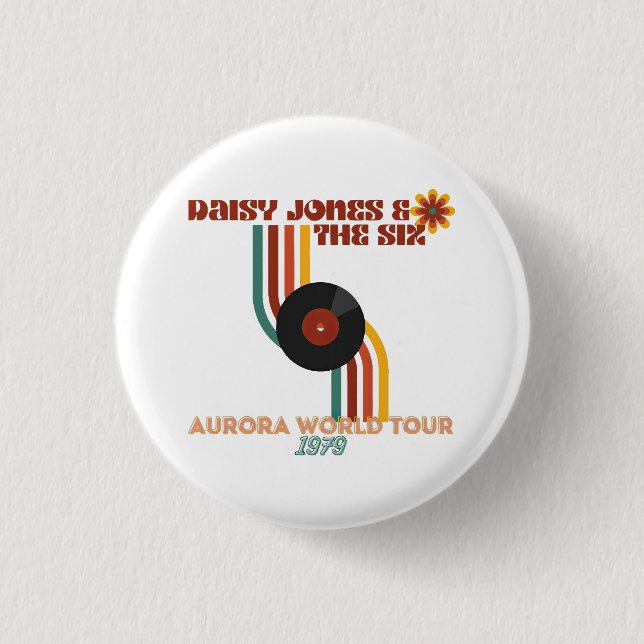 Badge Rond 2,50 Cm Daisy Jones The Six  (Devant)
