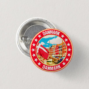 Badge Rond 2,50 Cm Danmark