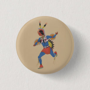 Badge Rond 2,50 Cm Danse de guerre (ou Le coureur)