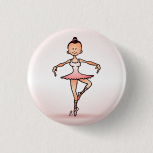Badge Rond 2,50 Cm Danseur classique