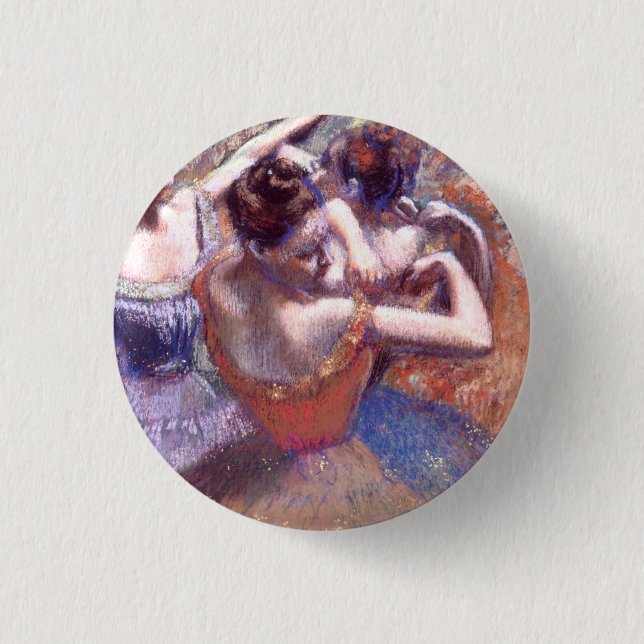 Badge Rond 2,50 Cm Danseurs 1899 Edgar Degas (Devant)