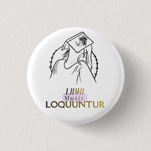 Badge Rond 2,50 Cm Dark Academia Citation Latine Art en ligne