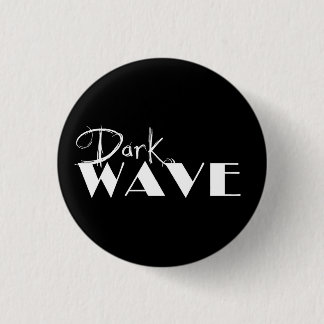 Badge Rond 2,50 Cm Dark Wave Button
