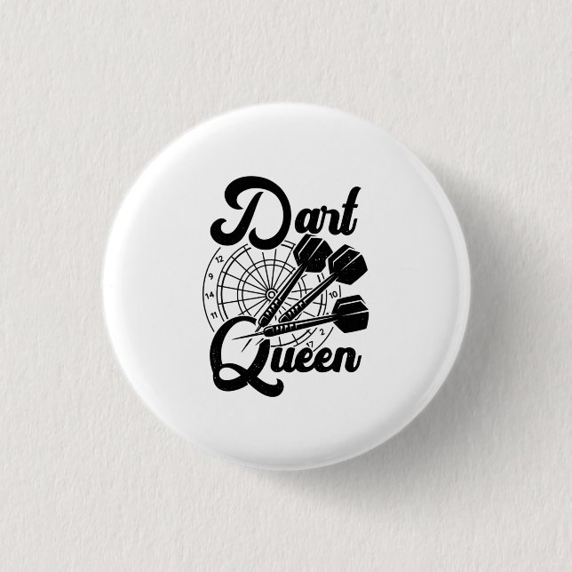 Badge Rond 2,50 Cm Dart Queen (Devant)