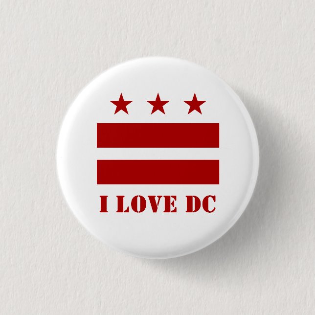 BADGE ROND 2,50 CM DC LOVE (Devant)