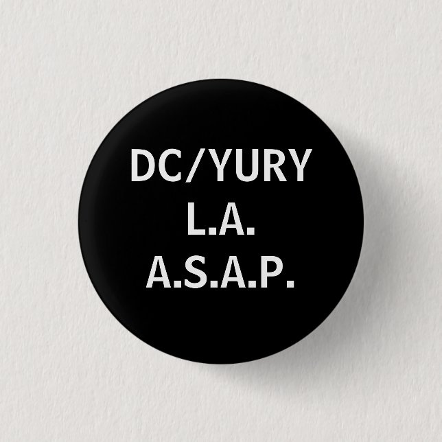 BADGE ROND 2,50 CM DC/YURYL.A.A.S.A.P. (Devant)