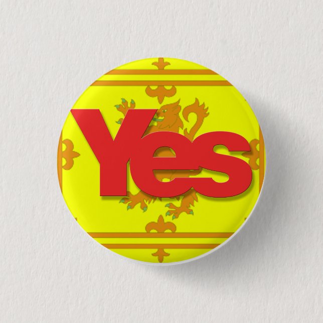 Badge Rond 2,50 Cm De lion de Rampamt insigne oui (Devant)