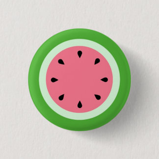 Badge Rond 2,50 Cm D'eau/pastèque de melon
