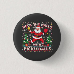 Badge Rond 2,50 Cm Découvrir Les Halls Avec Des Pickleballs