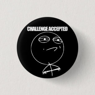 Badge Rond 2,50 Cm Défi admis