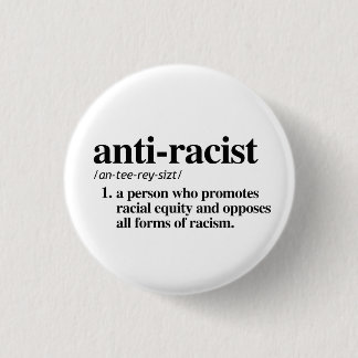 Badge Rond 2,50 Cm Définition anti-raciste