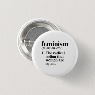 Badge Rond 2,50 Cm Définition du féminisme