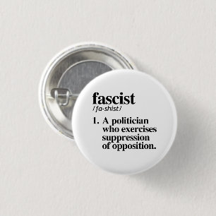 Badge Rond 2,50 Cm Définition fasciste